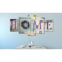 Voir la diapositive 2 : Paris Prix Tableau Imprimé  Home in Pastels
