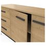 Voir la diapositive 8 : Enfilade 2 portes 3 tiroirs L152cm DAFT