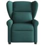 Voir la diapositive 4 : VIDAXL Fauteuil de massage inclinable electrique Vert fonce Tissu
