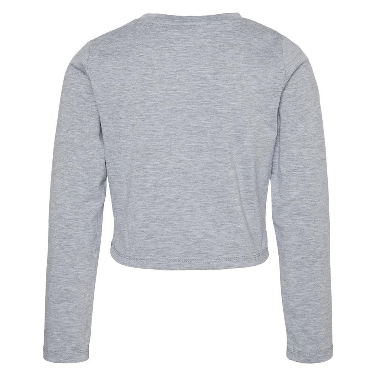 Vero Moda T-Shirt Manches Longues Gris Fille Vero Moda Vmjoy Knot