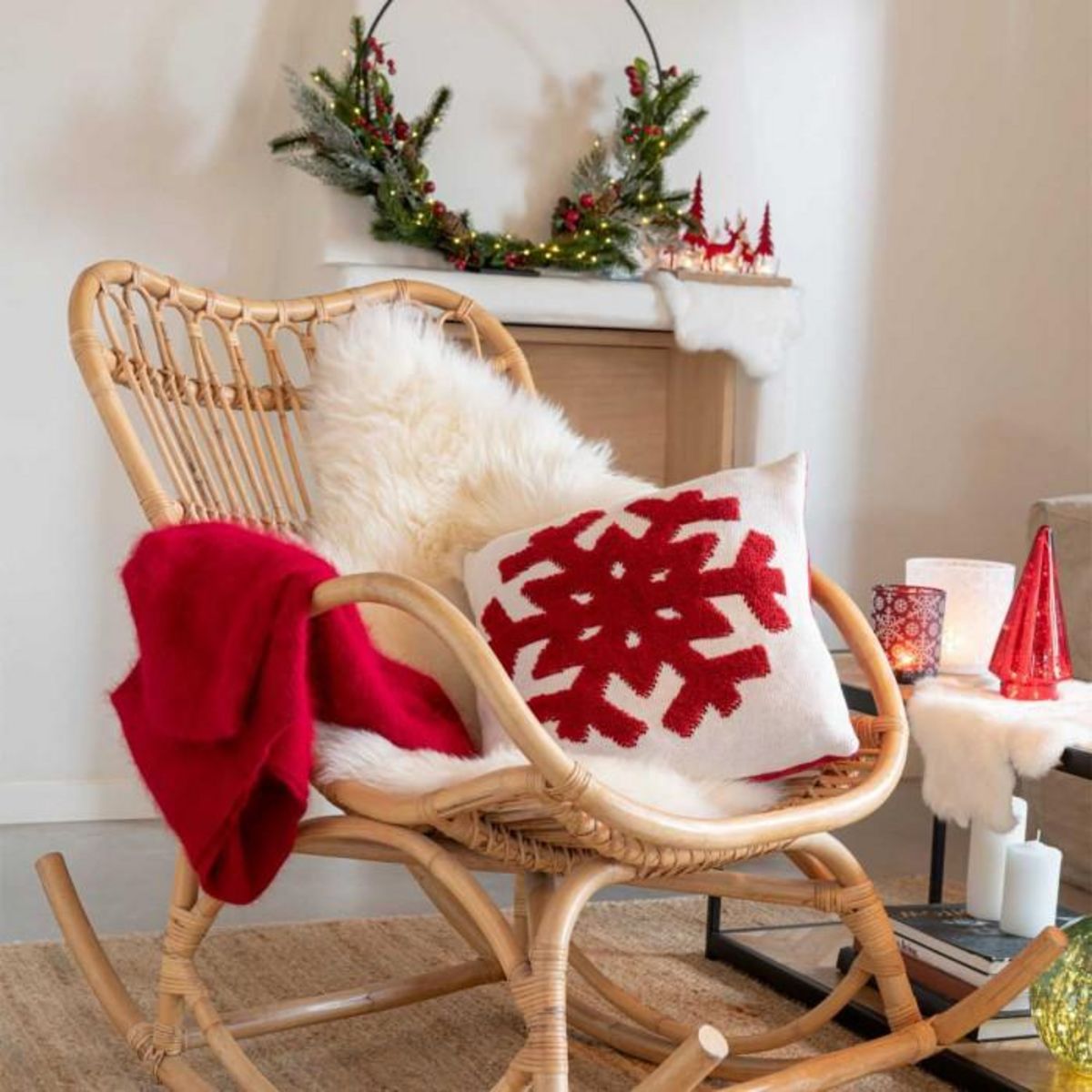 Paris Prix Tapis Imitation Fourrure  Lesley  60x94cm Blanc