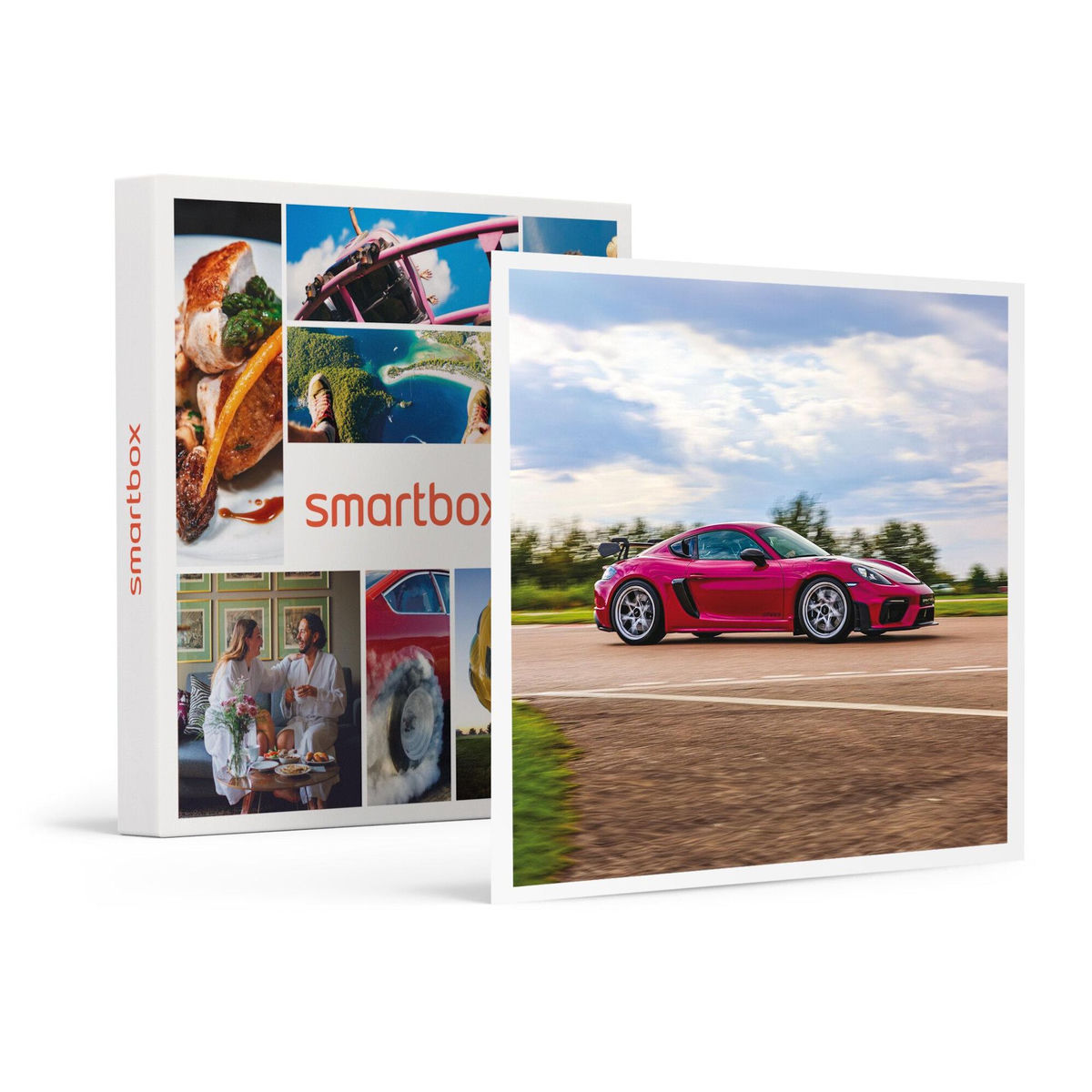 Smartbox Stage de pilotage : 3 tours sur le circuit de Saint-Laurent-de-Mure en Porsche Cayman 718 GT4 RS - Coffret Cadeau Sport & Aventure