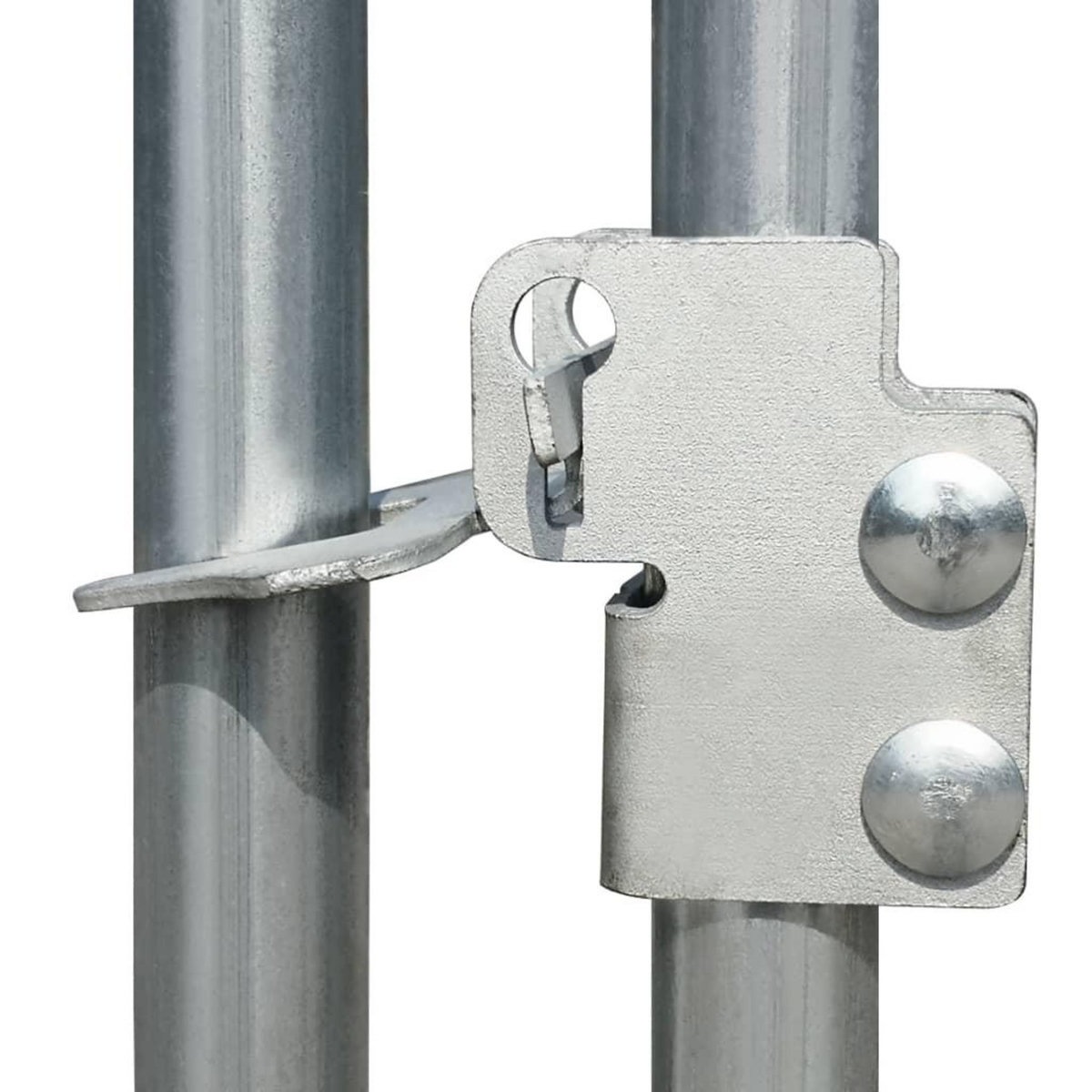 VIDAXL Cage exterieure pour poulets Acier galvanise 2 x 2 x 1,92 m