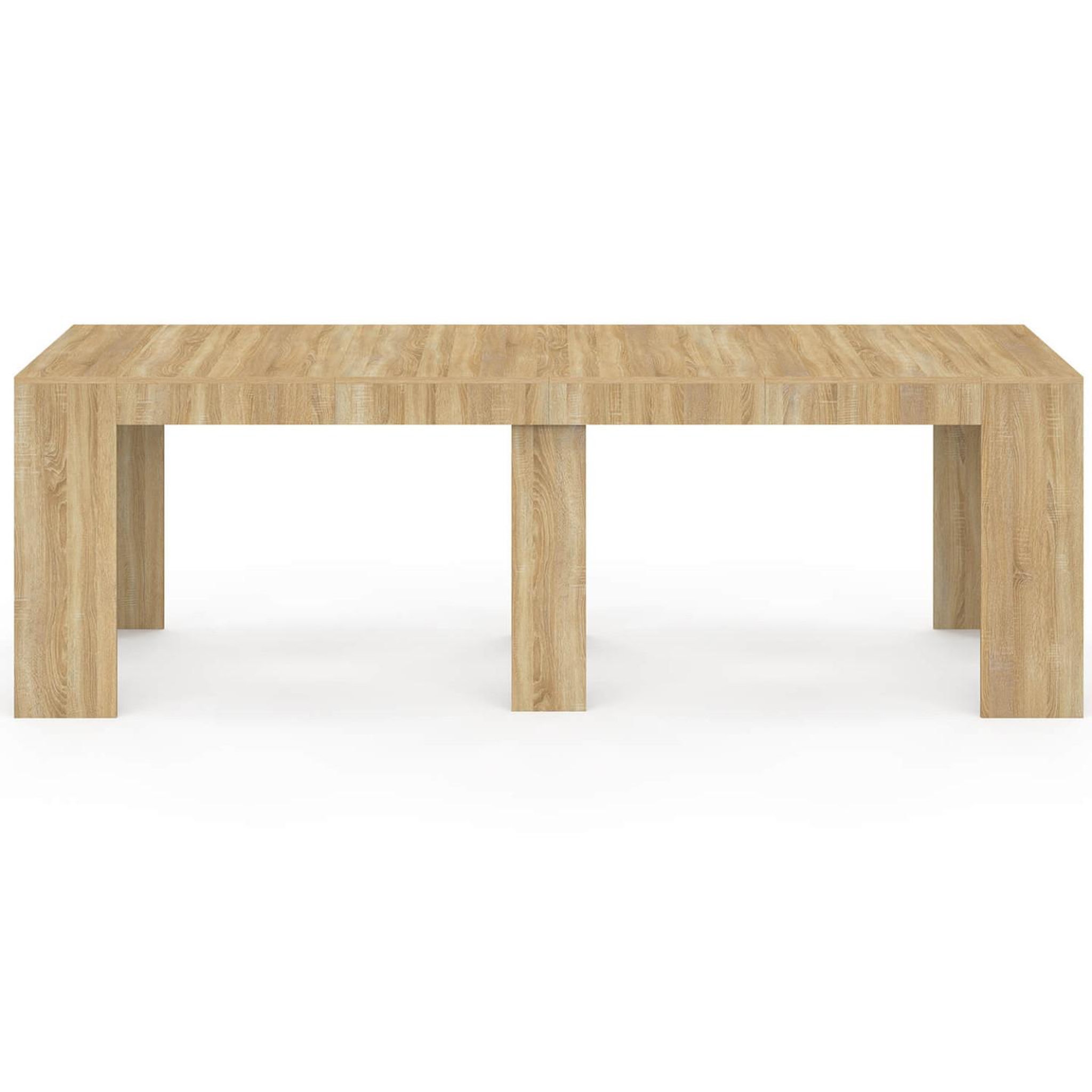 Voir la diapositive 4 : ID MARKET Table console extensible orlando 10 personnes 235 cm bois façon hêtre