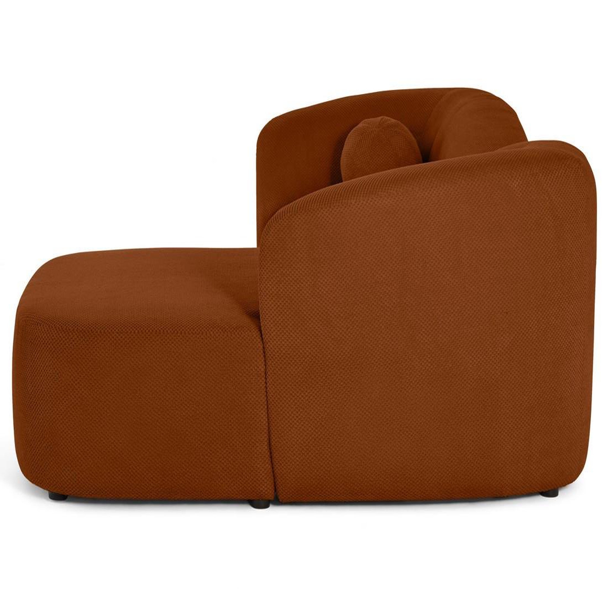 Voir la diapositive 4 : LISA DESIGN Charles - canapé d'angle droit 4 places en velours texturé