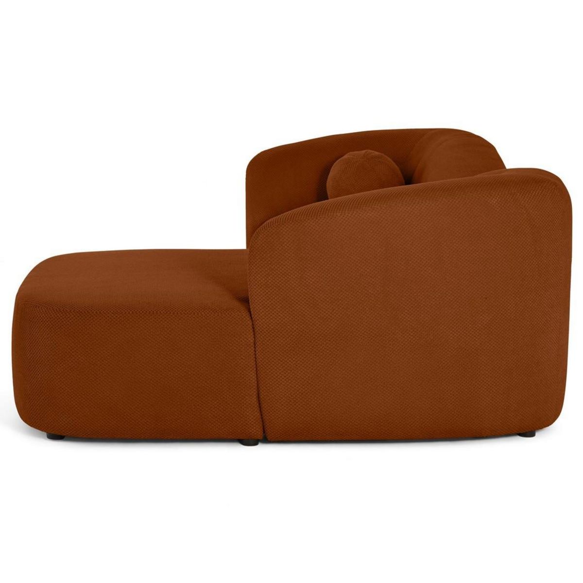 LISA DESIGN Charles - canapé d'angle droit 4 places en velours texturé