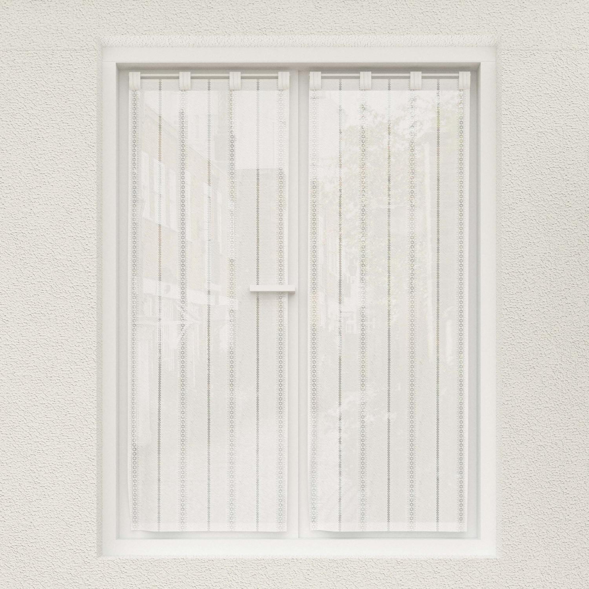SOLEIL D'OCRE Paire de brise bise CHARLOTTE, par Soleil d'Ocre. Coloris disponibles : Blanc