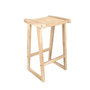 Voir la diapositive 3 : Rendez vous déco Tabouret pour îlot central 66 cm en teck et rotin naturel-Haida