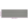 Voir la diapositive 6 : VIDAXL Ecran de balcon PEHD 90x300 cm Anthracite et blanc