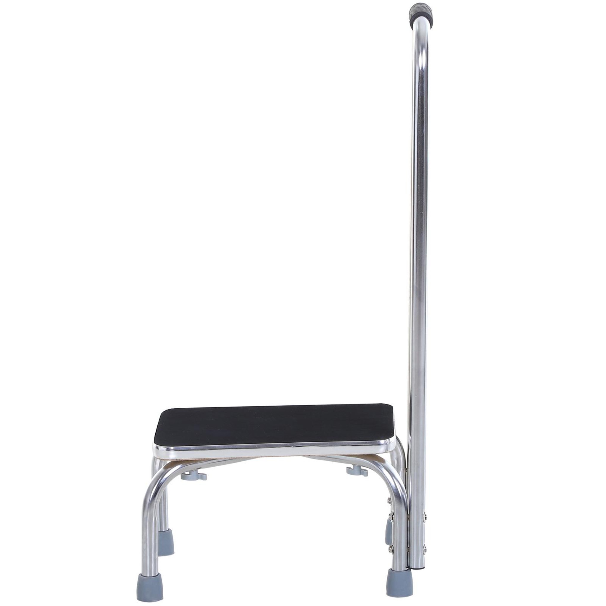 Voir la diapositive 5 : HOMCOM Marche avec barre d'appui - marchepied de sécurité - marche d'accès au bain - plateforme & patins antidérapants - acier galvanisé