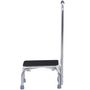 Voir la diapositive 5 : HOMCOM Marche avec barre d'appui - marchepied de sécurité - marche d'accès au bain - plateforme & patins antidérapants - acier galvanisé