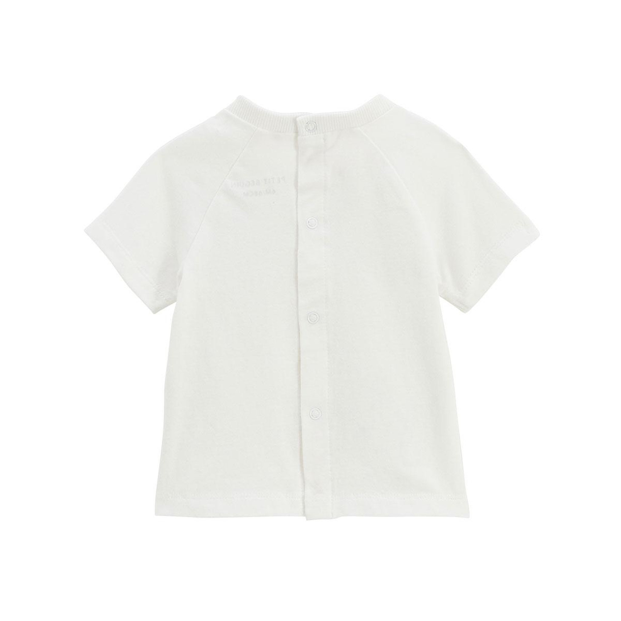 Voir la diapositive 3 : Petit Béguin Ensemble bébé t-shirt et pantalon en gaze de coton eden