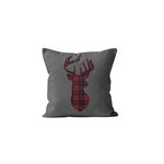 SOLEIL D'OCRE Coussin fantaisie pur coton 45x45 cm RENNES, par Soleil d'Ocre