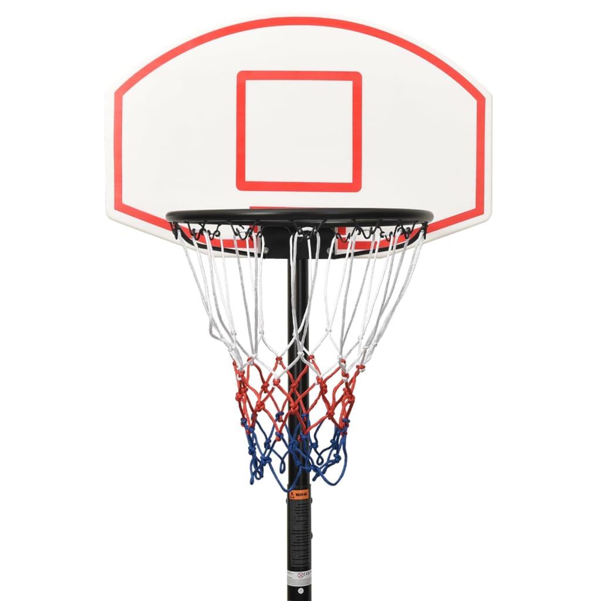 Voir la diapositive 5 : VIDAXL Support de basket-ball Blanc 216-250 cm Polyethylene