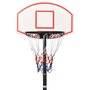 Voir la diapositive 5 : VIDAXL Support de basket-ball Blanc 216-250 cm Polyethylene
