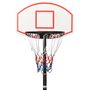 Voir la diapositive 5 : VIDAXL Support de basket-ball Blanc 216-250 cm Polyethylene