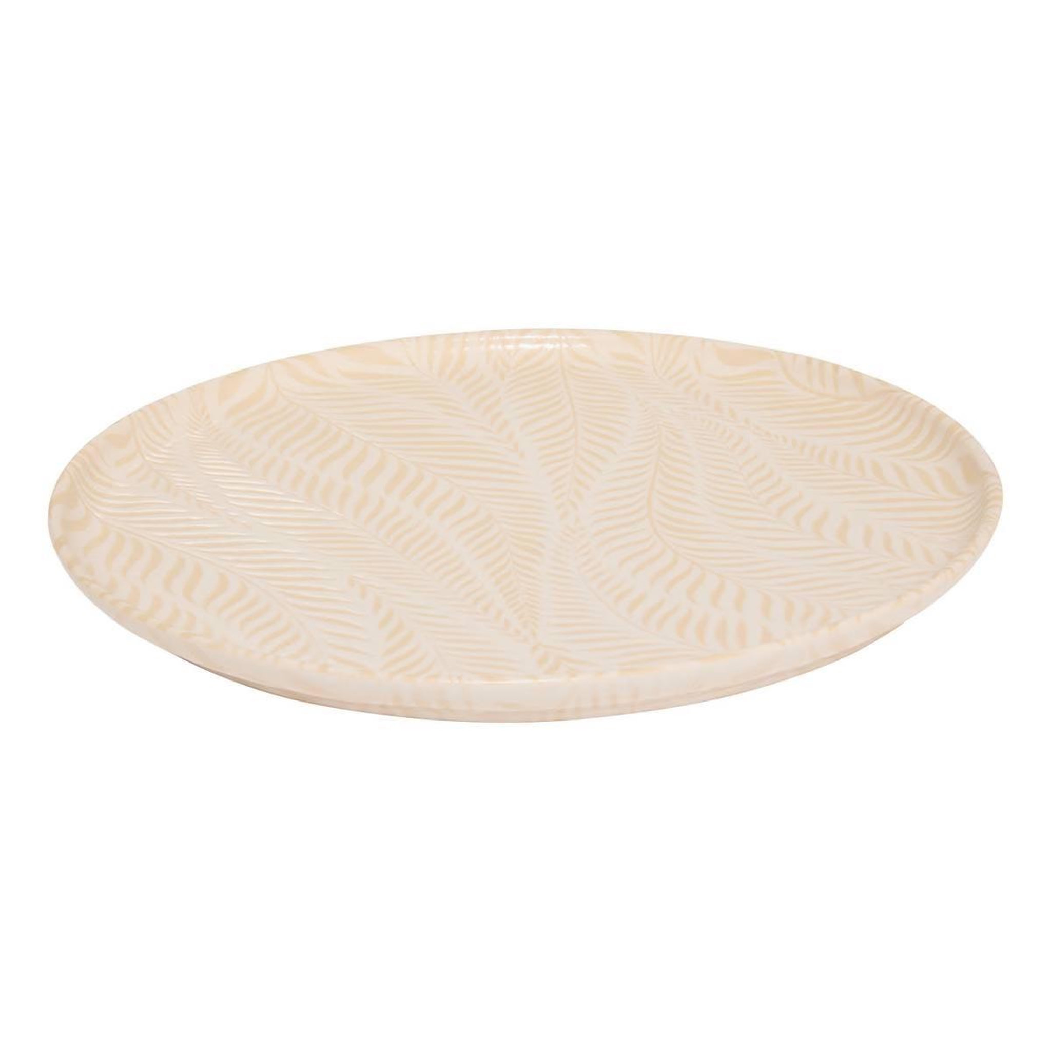 Voir la diapositive 2 : SECRET DE GOURMET Lot de 6 assiettes plates  gina  28cm crème