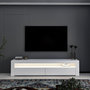 Voir la diapositive 4 : Habitat et Jardin Meuble TV en bois  Bati  - 150 x 36 x 46 cm - Blanc