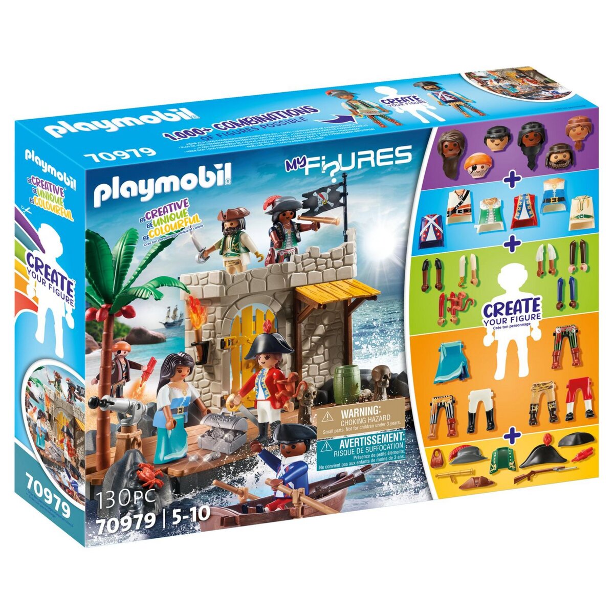 PLAYMOBIL 70979 - My figures Îlot des pirates 