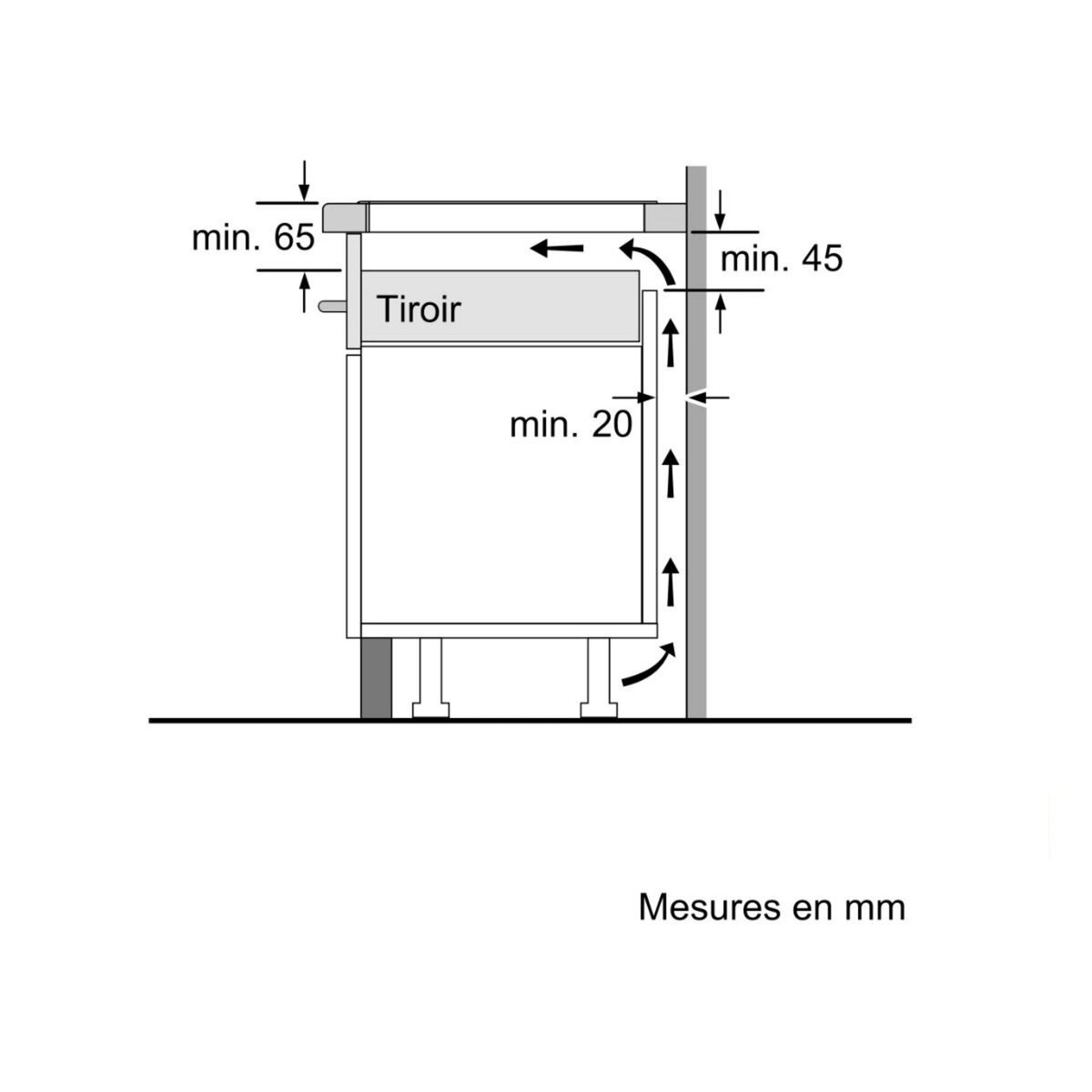 Siemens Table de cuisson à induction 60cm 4 feux 7400w - EX612BEB1F