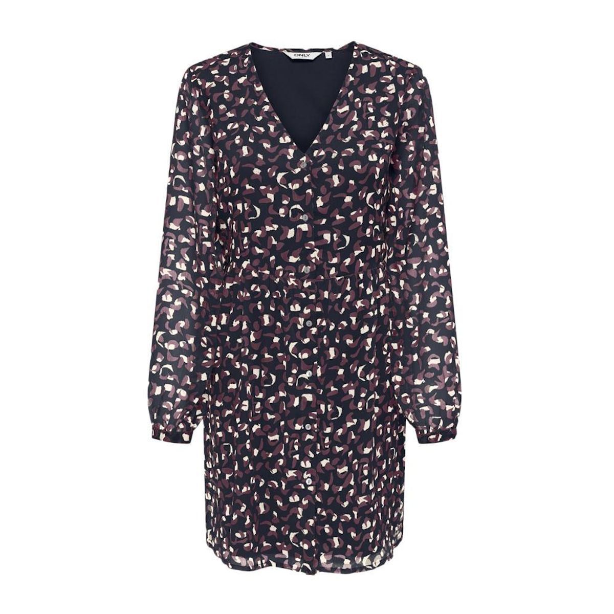 Only Robe /Bordeaux Femme Only Button
