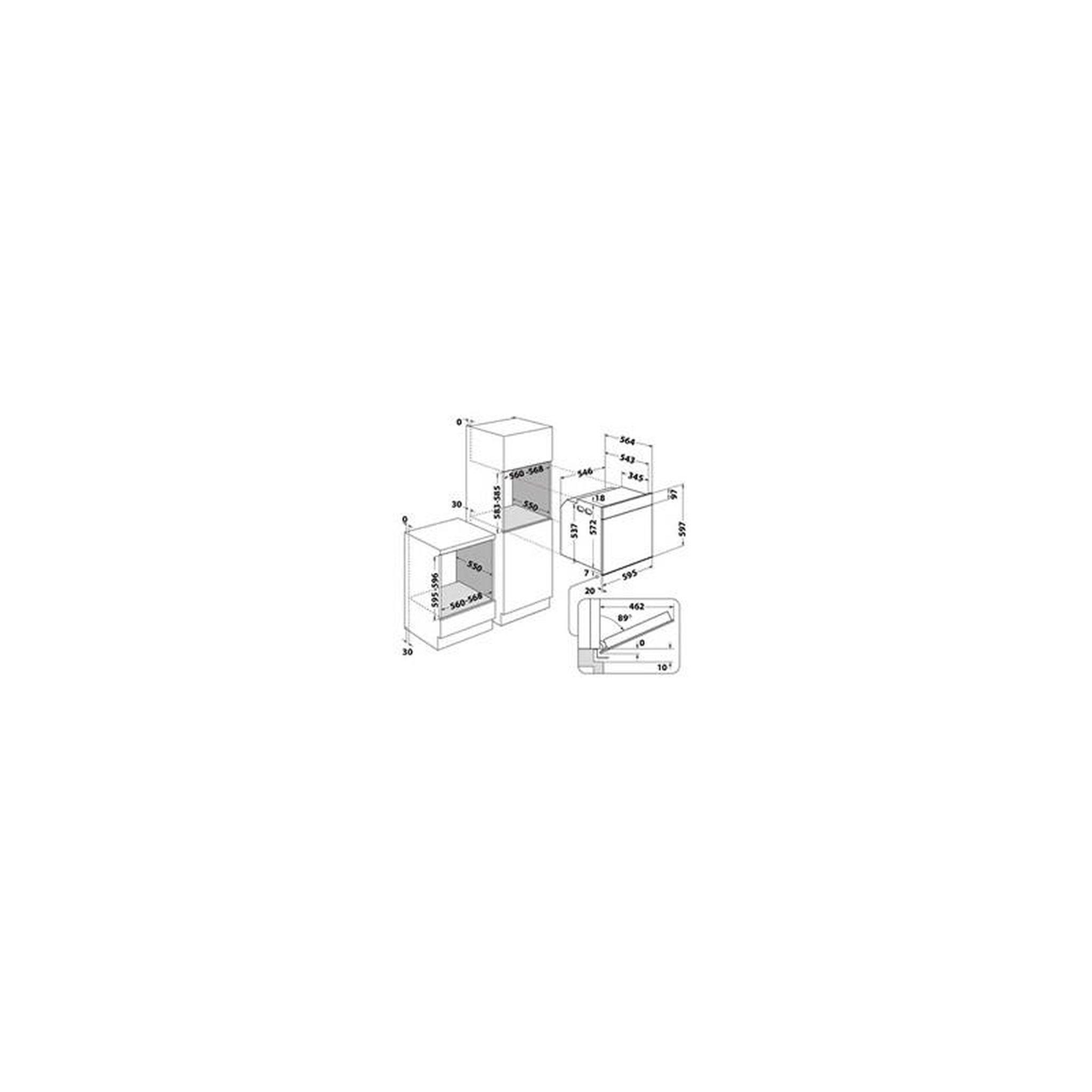 Voir la diapositive 6 : Whirlpool Four encastrable Whirlpool WO54S8PPM1SXAF