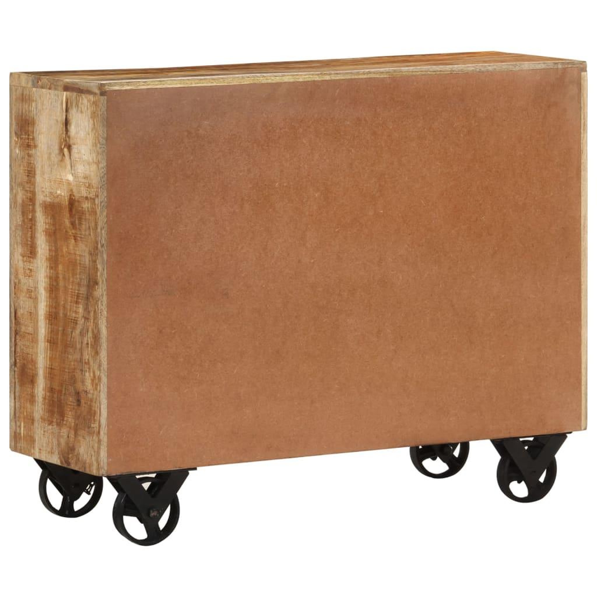 Voir la diapositive 4 : VIDAXL Buffet 80x30x65 cm bois de manguier brut massif