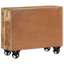 Voir la diapositive 4 : VIDAXL Buffet 80x30x65 cm bois de manguier brut massif