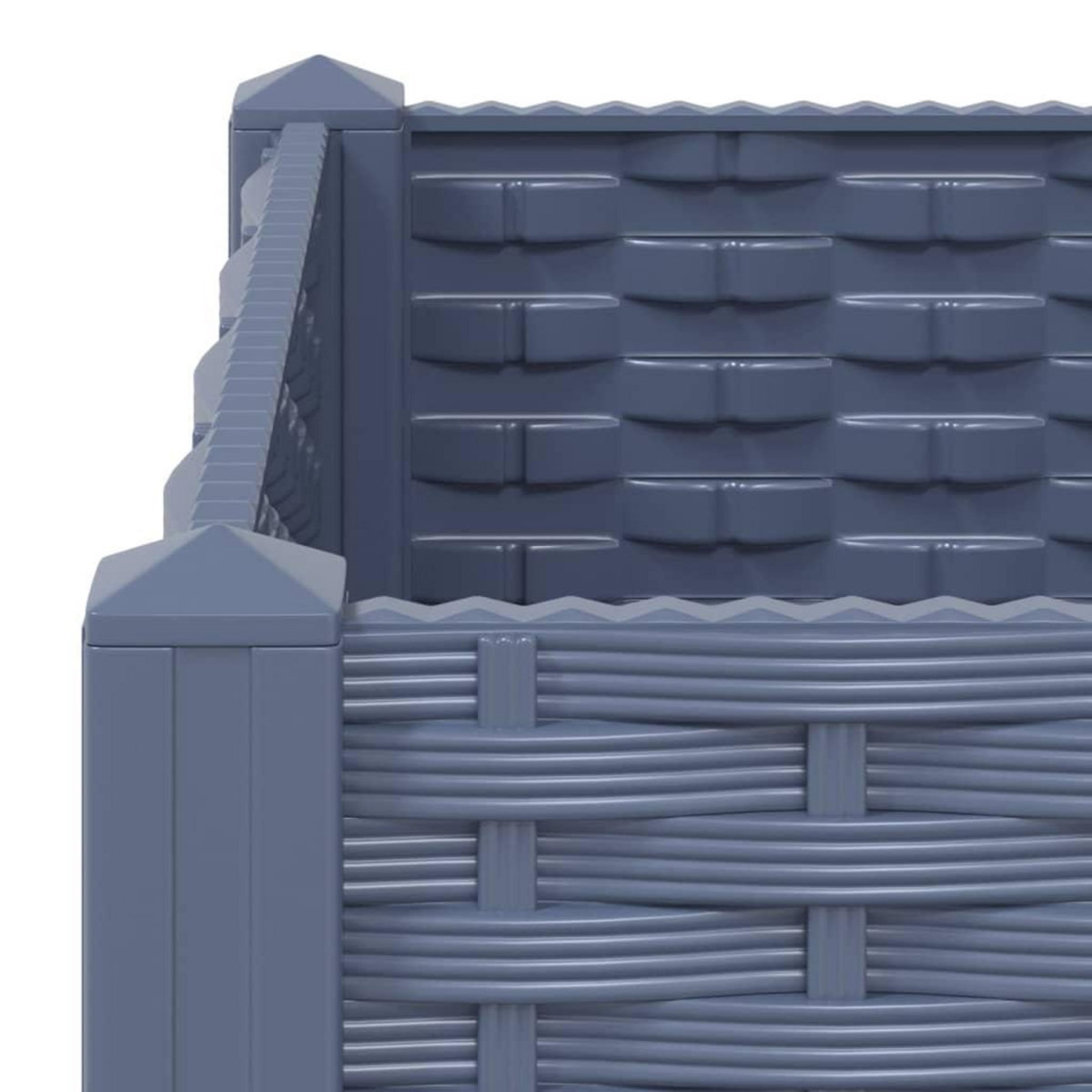 VIDAXL Lit sureleve 40x40x38 cm Polypropylene