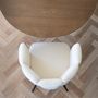 Voir la diapositive 6 : Rendez vous déco Lot de 2 chaises en tissu bouclé beige et pieds en métal - Cosette
