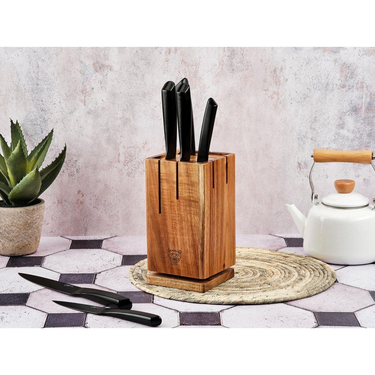 BJORN Bloc couteaux de cuisine JENSEN SKAGEN - 7 pièces