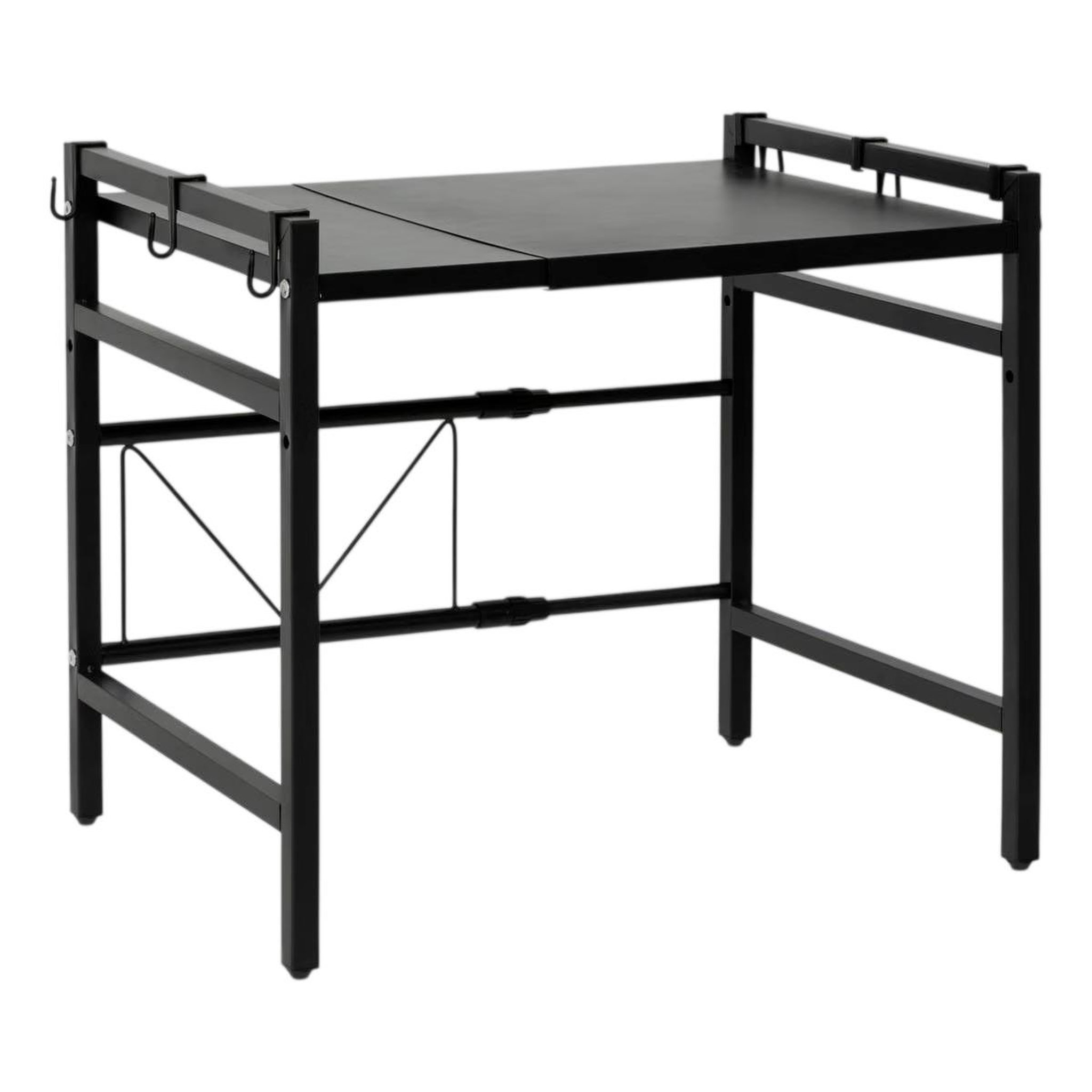 FIVE Étagère extensible micro-ondes  black edition  41-60cm noir
