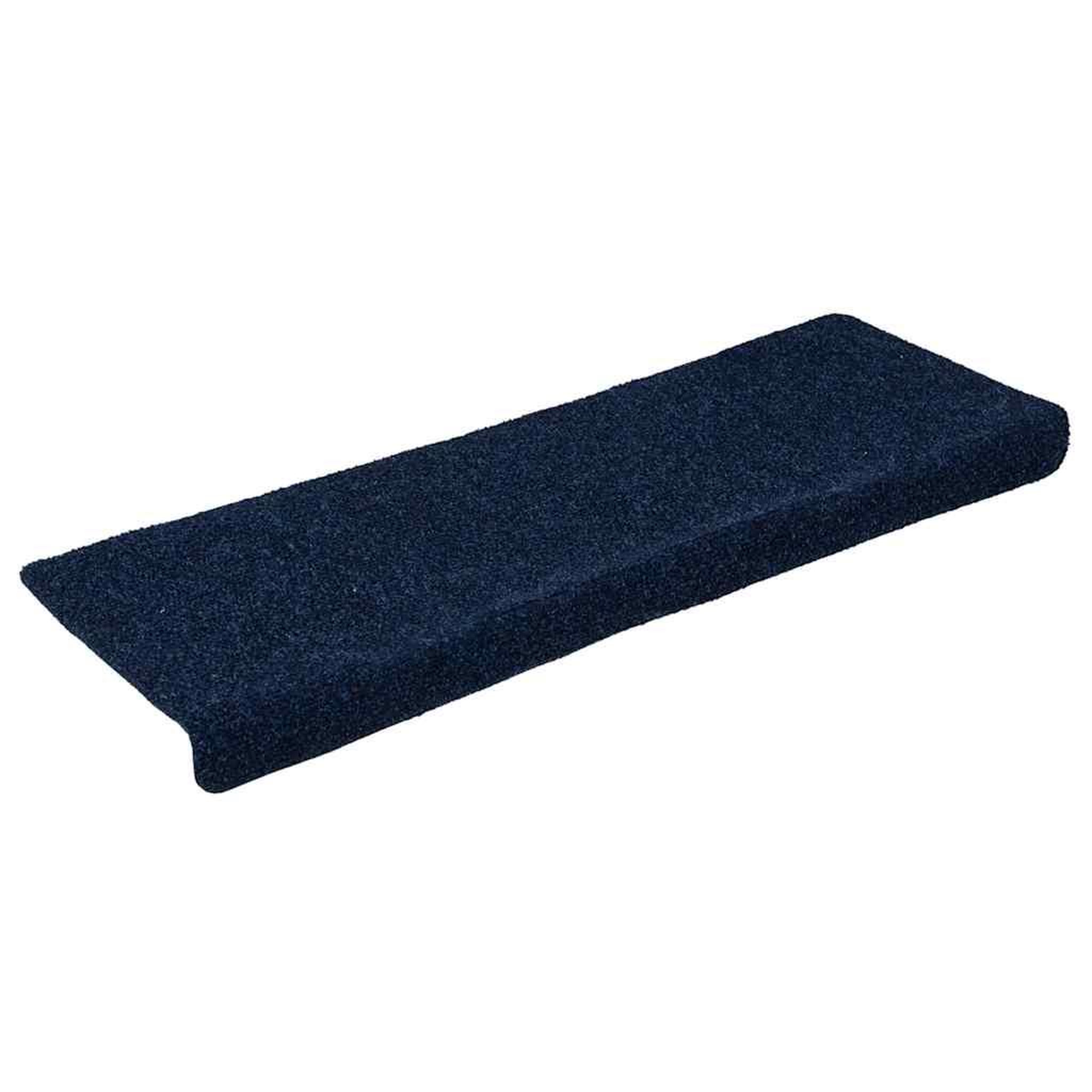 Voir la diapositive 2 : VIDAXL Tapis d'escalier autocollant 30 pcs marine 65x21x4 cm