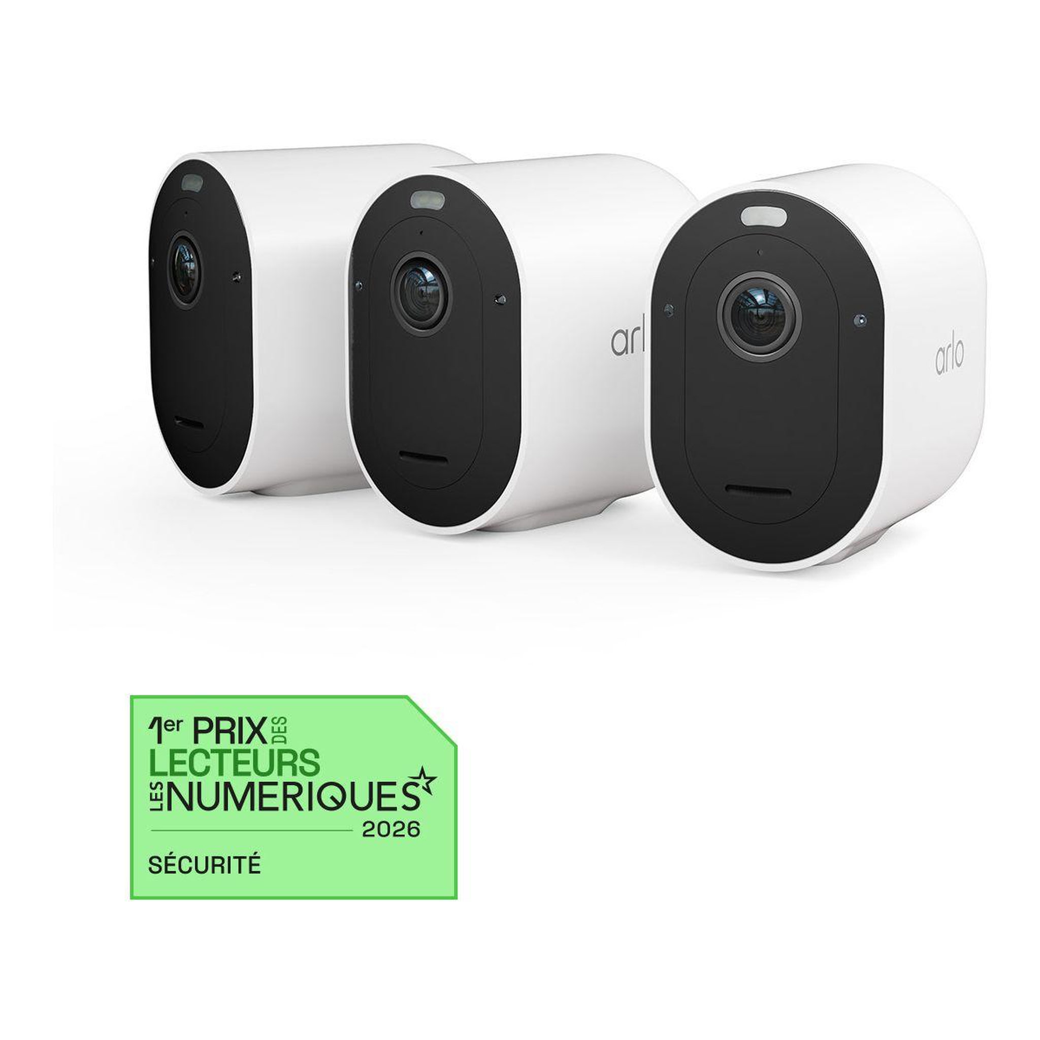 ARLO Caméra de surveillance 3 caméras Pro 5 2K+ Spotlight