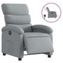 Voir la diapositive 2 : VIDAXL Fauteuil inclinable electrique Gris clair Tissu