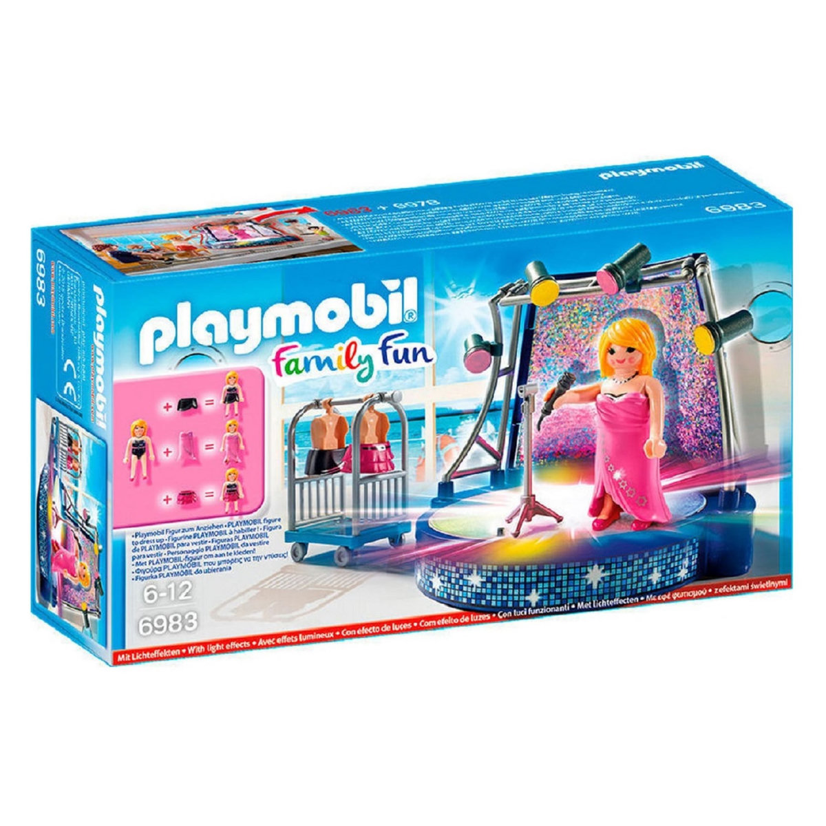 PLAYMOBIL 6983 - Family Fun - Scène avec artiste 