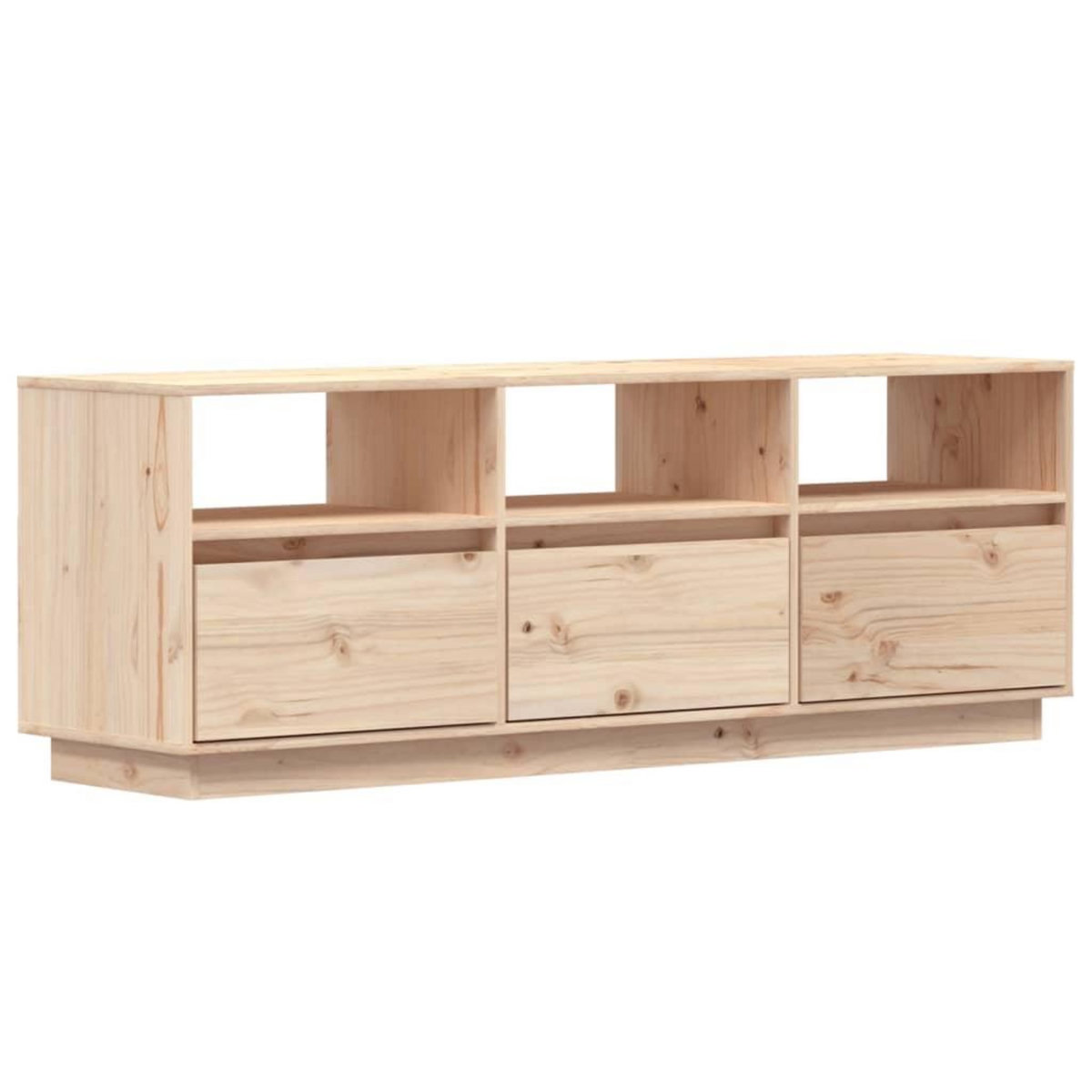VIDAXL Meuble TV 140x37x50 cm Bois de pin massif