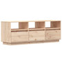 Voir la diapositive 2 : VIDAXL Meuble TV 140x37x50 cm Bois de pin massif