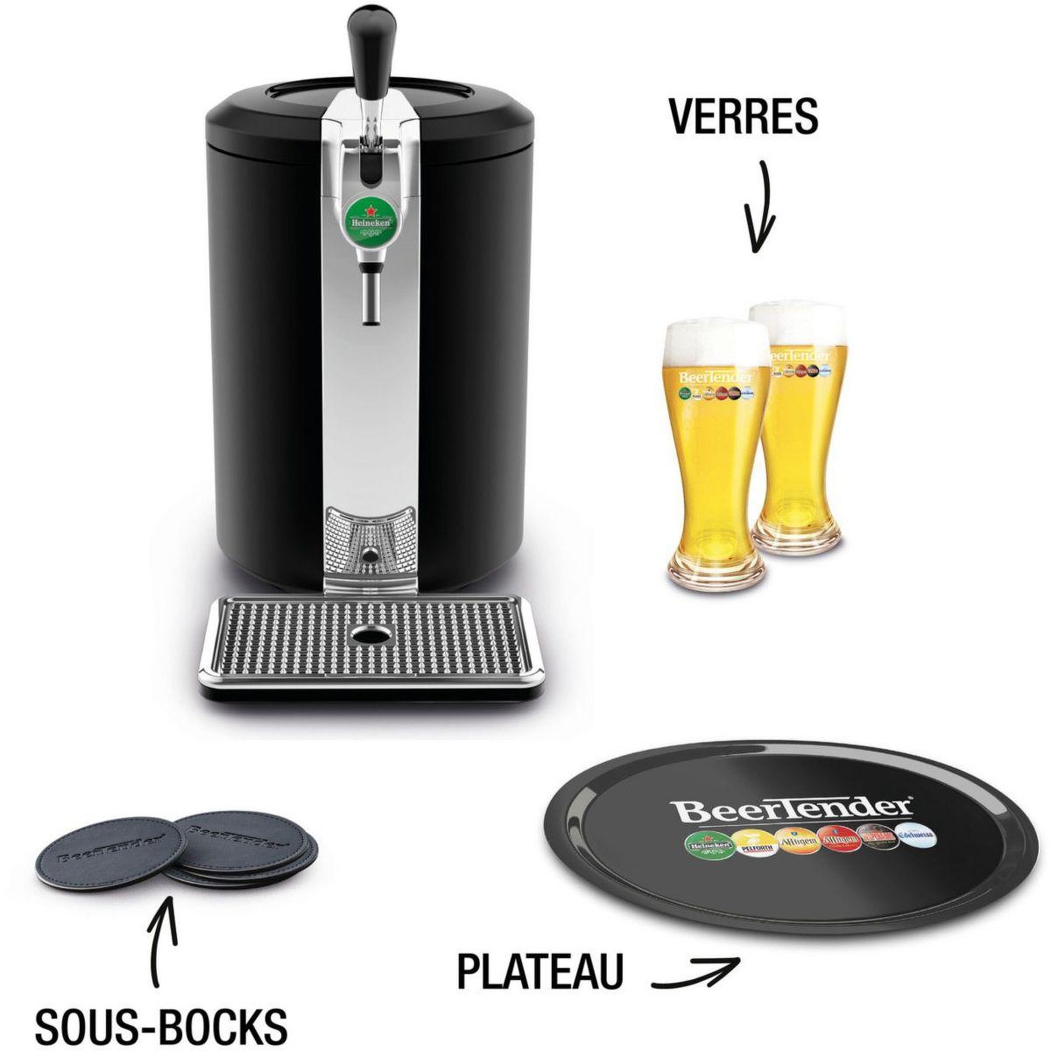 Voir la diapositive 4 : KRUPS Tireuse à bière YY4809FD beertender compact