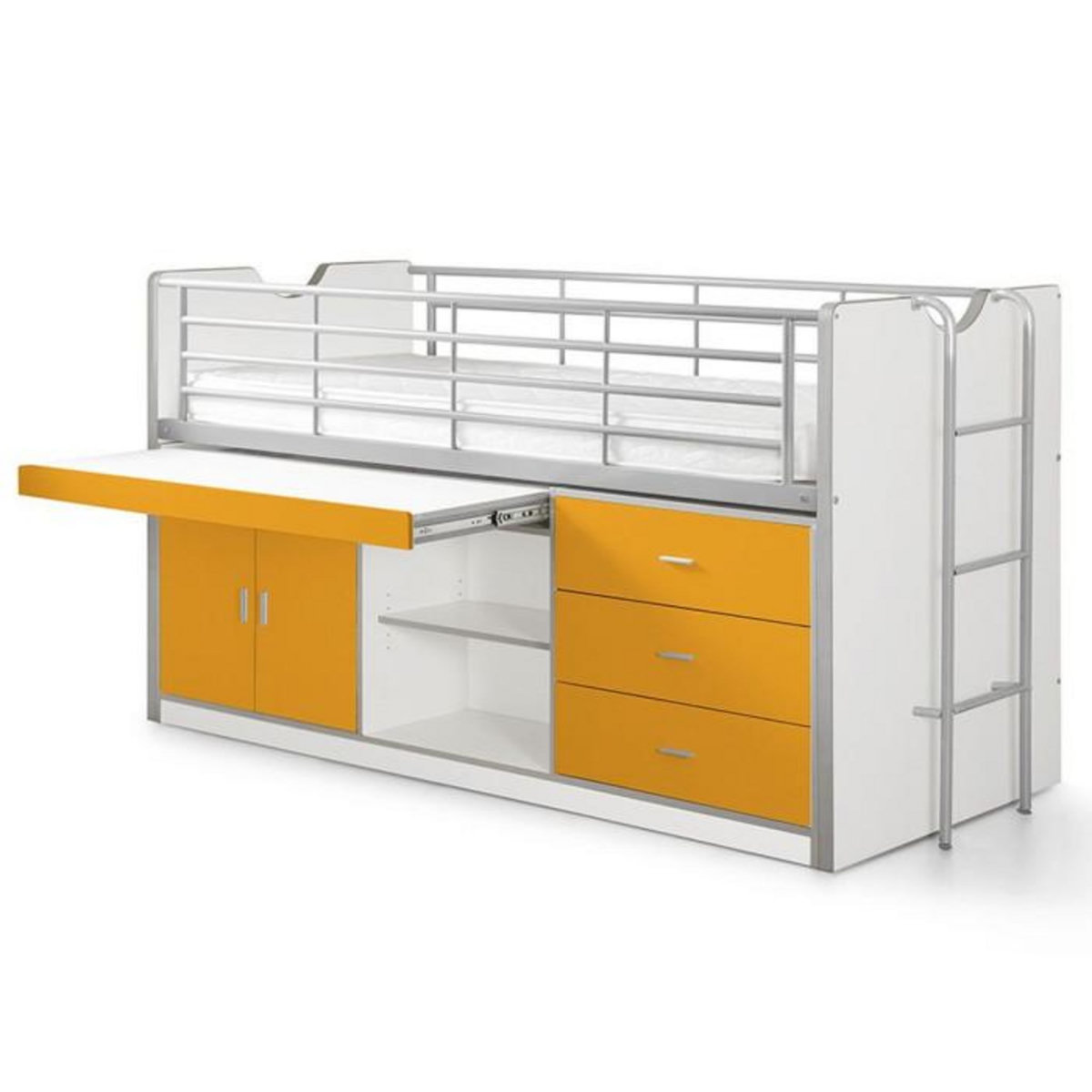 Paris Prix Lit Combiné Enfant  Bonny  90x200cm Orange