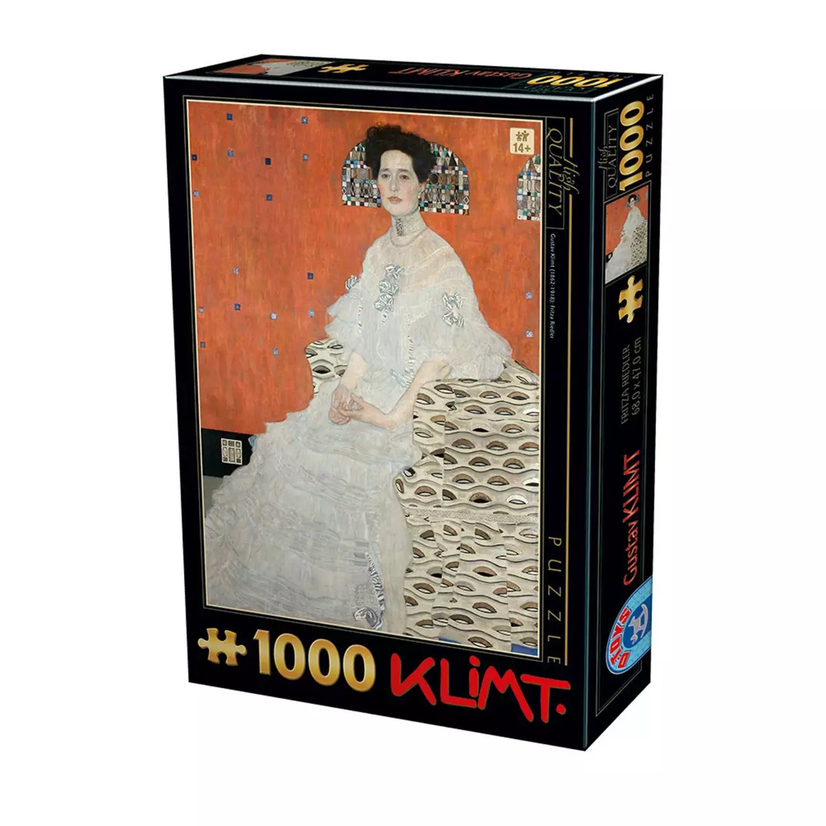 DToys Puzzle 1000 pièces : Fritza Riedler, Gustav Klimt