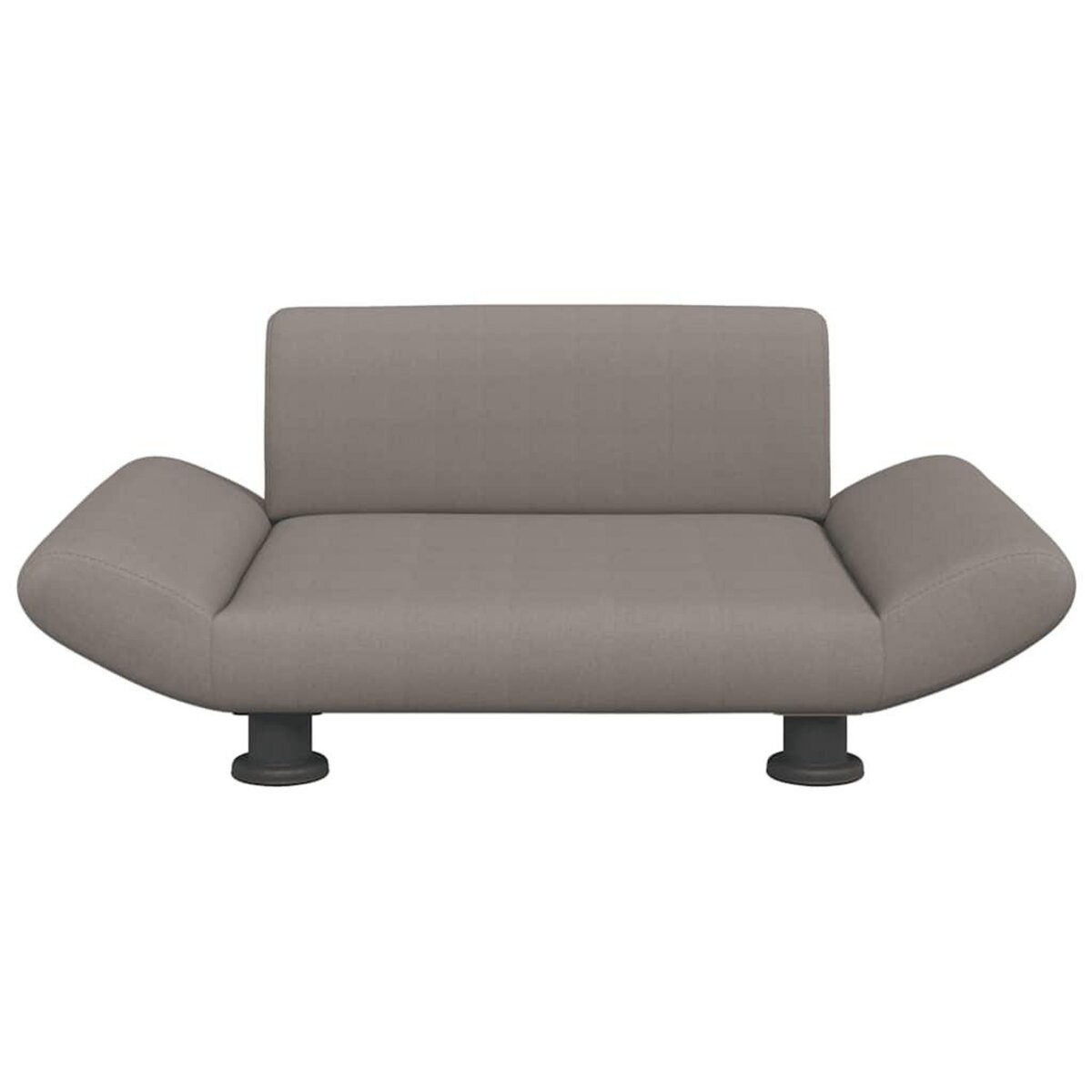 VIDAXL Lit pour chien taupe 70x45x28 cm tissu