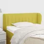 VIDAXL Tete de lit avec oreilles Vert 103x23x78/88 cm Tissu