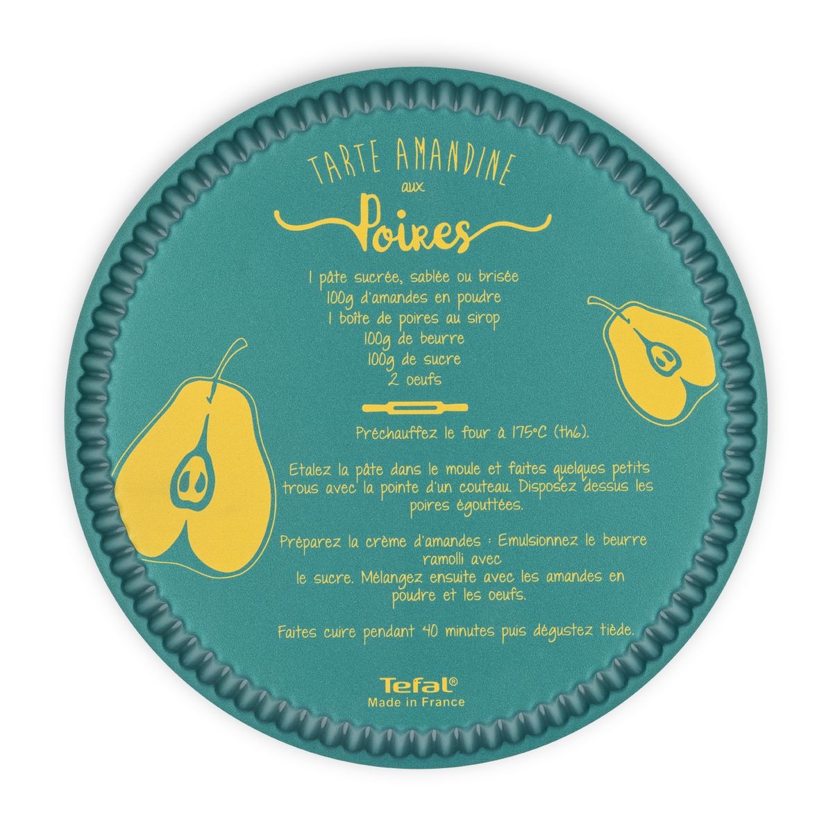 Moule à tarte 27 cm POIRE