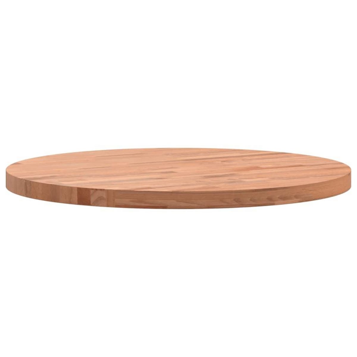 VIDAXL Dessus de table Ø50x2,5 cm rond bois massif de hetre