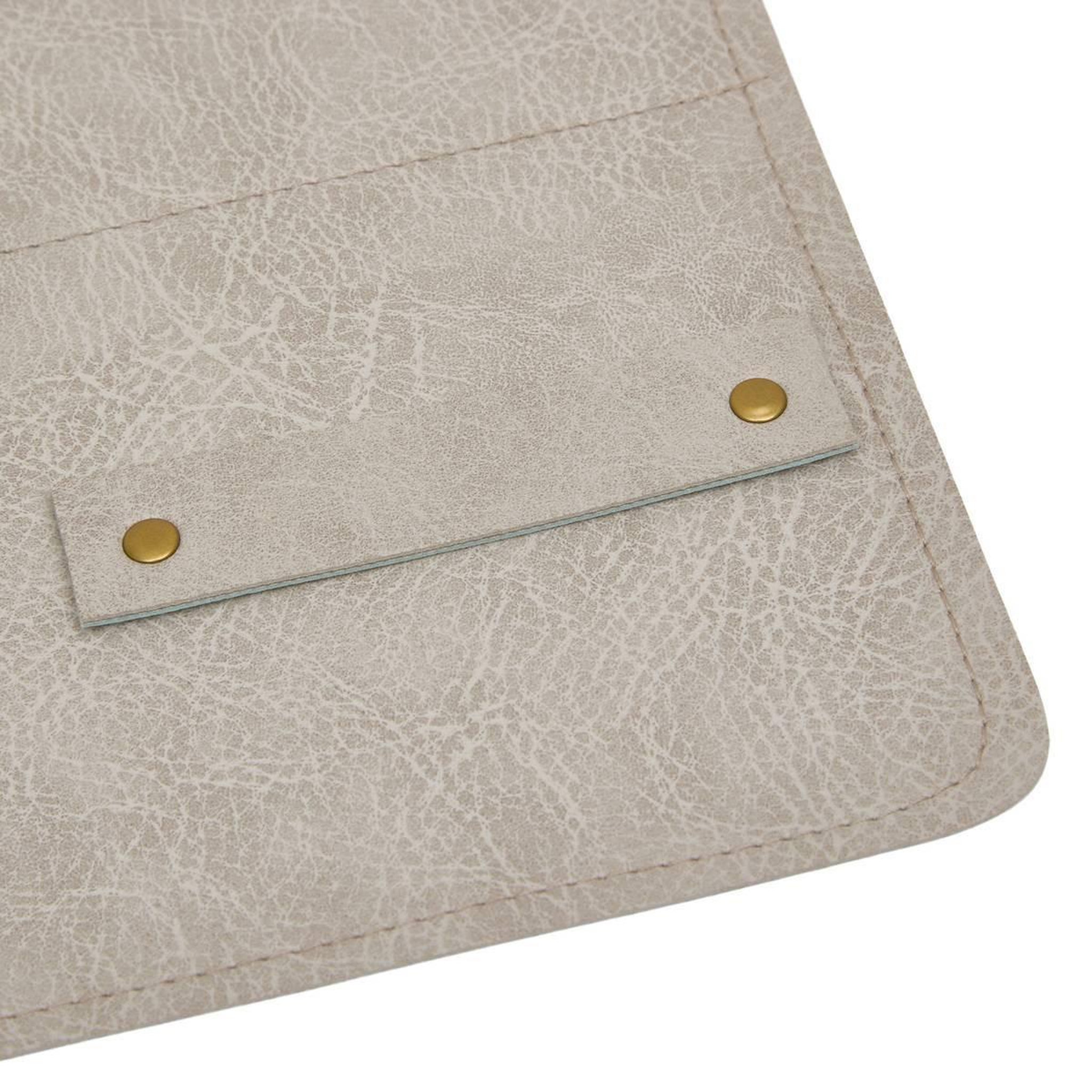 Voir la diapositive 3 : SECRET DE GOURMET Set de Table Rectangulaire  Glenn  30x45cm Beige