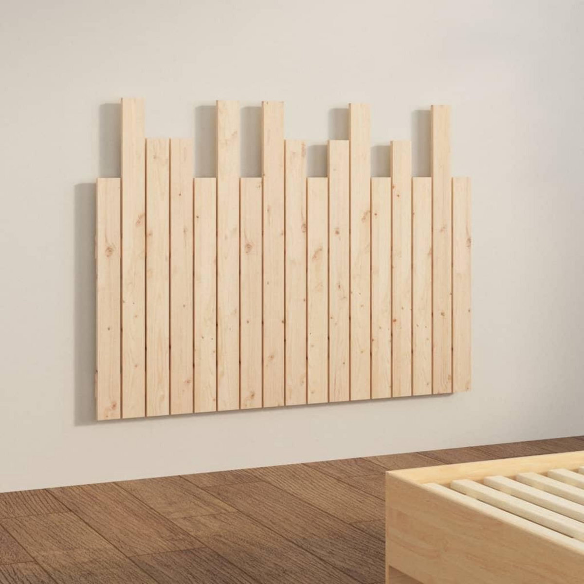 VIDAXL Tete de lit murale 108x3x80 cm Bois massif de pin