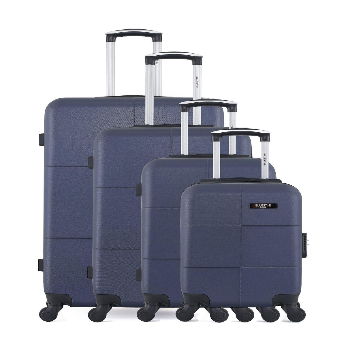 BLUESTAR BLUESTAR - Set de 4 Valises MIAMI-M 75 cm 4 Roues