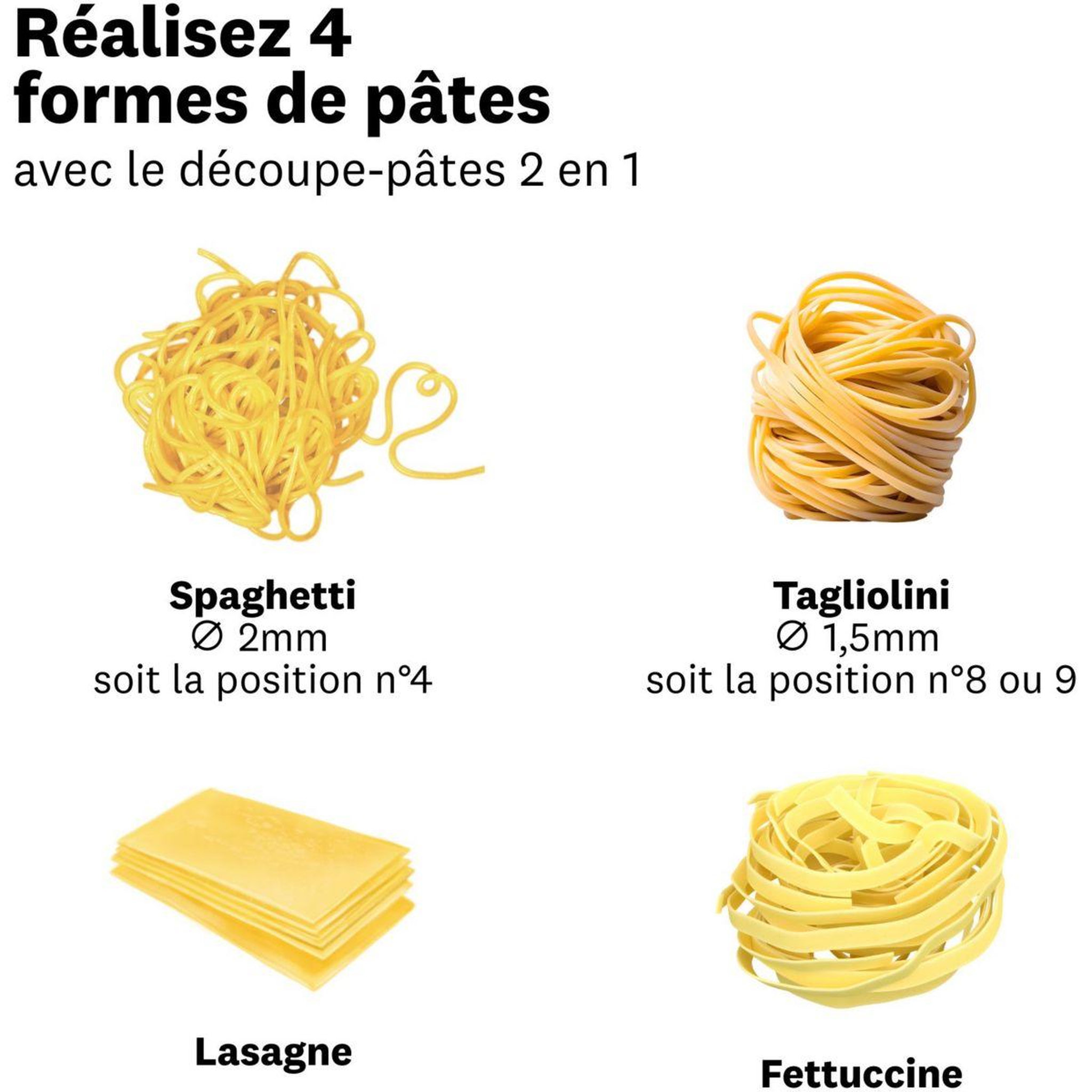 Voir la diapositive 5 : Marcato Machine à pâtes coffret atlas multipast+