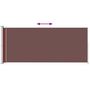 Voir la diapositive 5 : VIDAXL Auvent lateral retractable de patio 200x500 cm Marron